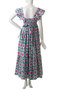 CHARLOTTE DRESS LISBON ワンピース エスゼット ブロックプリント/SZ BLOCKPRINTS