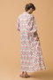 LEO DRESS GERANIUM Vネックワンピース エスゼット ブロックプリント/SZ BLOCKPRINTS