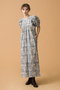 【日本限定】SAI DRESS NILA ショートスリーブワンピース エスゼット ブロックプリント/SZ BLOCKPRINTS