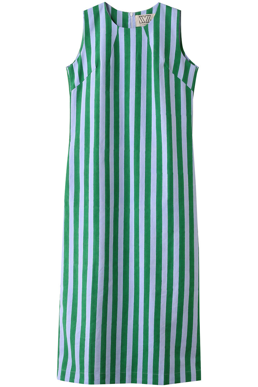 SZ Blockprints 【日本限定】RINA DRESS THICK STRIPE ノースリーブワンピース (ブルー, XS) エスゼット ブロックプリント ELLE SHOP SZ Blockprints 【日本限定】RINA DRESS THICK STRIPE ノースリーブワンピース (ブルー, XS) エスゼット ブロックプリント ELLE SHOP