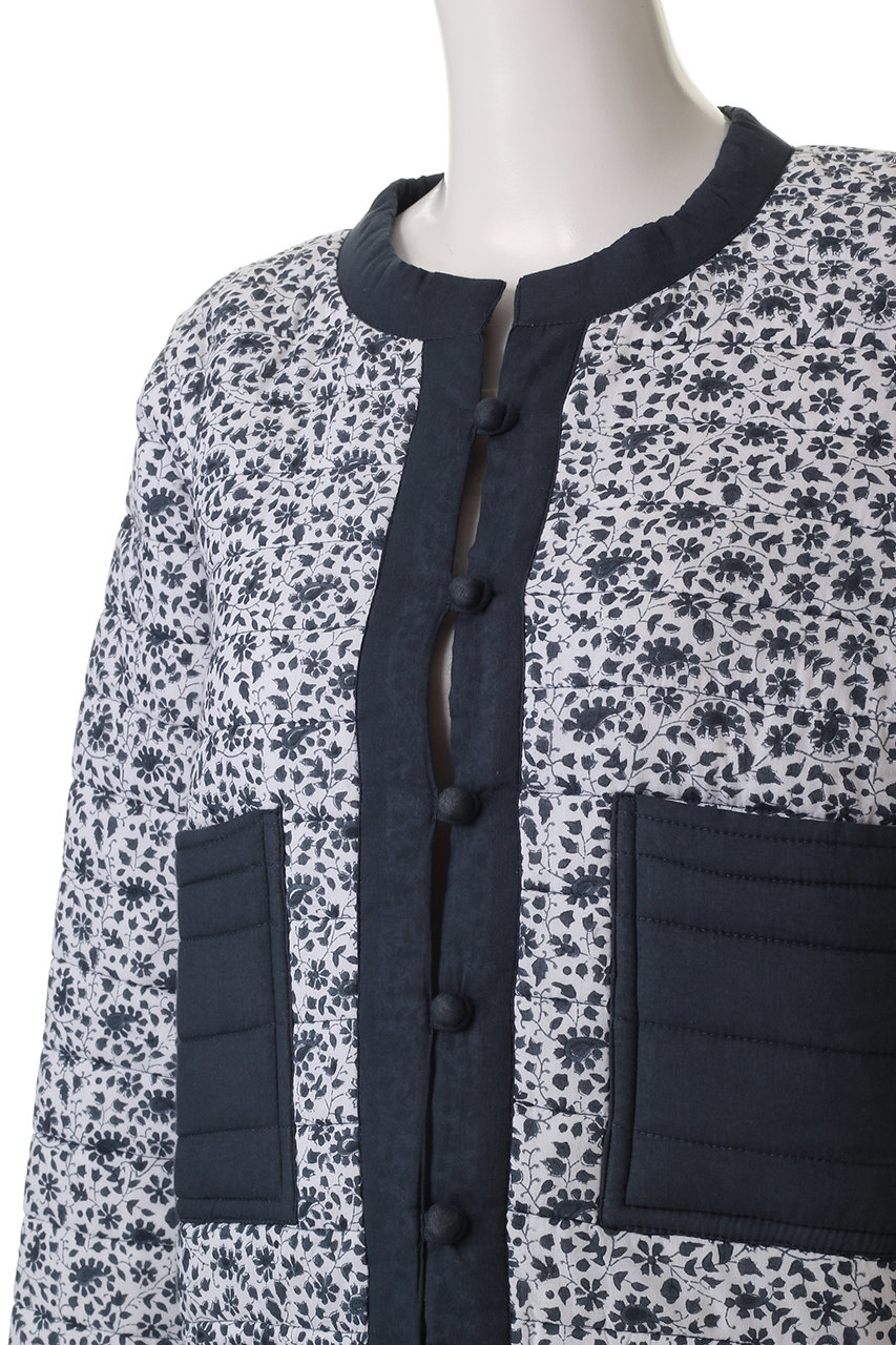ジャケット・アウター SZ Blockprints QUILTED VEST POPPY Poppy Jacket in Lisbon Print | SZ Blockprints – SZ BLOCKPRINTS