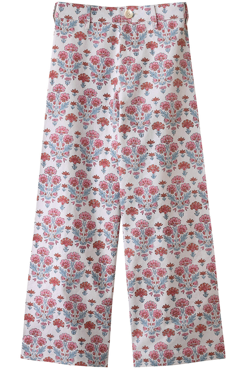 SZ Blockprints DISCO PANTS GERANIUM ワイドパンツ (レッド, L) エスゼット ブロックプリント ELLE SHOP SZ Blockprints DISCO PANTS GERANIUM ワイドパンツ (レッド, L) エスゼット ブロックプリント ELLE SHOP