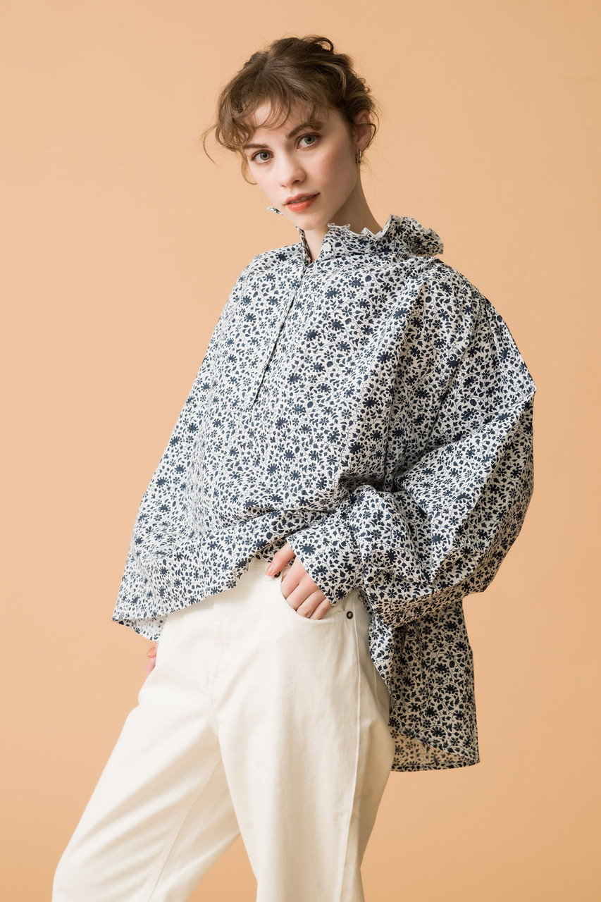 【2025春夏新色】 SZ DITSY TOP ブロックプリント)｜KALI Blockprints(エスゼット トップス