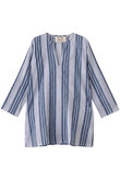 PRIMAVERA TUNIE SEASIDE STRIPE スキッパーチュニックブラウス