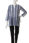PRIMAVERA TUNIE SEASIDE STRIPE スキッパーチュニックブラウス エスゼット ブロックプリント/SZ BLOCKPRINTS