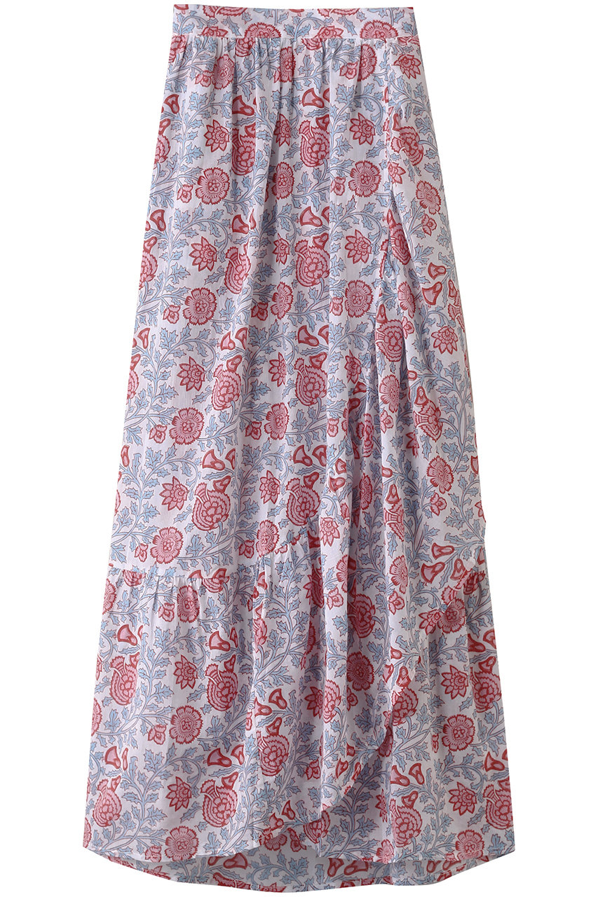 SZ Blockprints LONG WRAP SKIRT SIMI ラップスカート (ライトブルー, S) エスゼット ブロックプリント ELLE SHOP SZ Blockprints LONG WRAP SKIRT SIMI ラップスカート (ライトブルー, S) エスゼット ブロックプリント ELLE SHOP