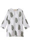 PRIMAVERA TUNIE ANEEZA スキッパーチュニックブラウス エスゼット ブロックプリント/SZ BLOCKPRINTS ホワイト