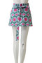SHANTI MINI SKIRT LISBON バックリボンミニスカート エスゼット ブロックプリント/SZ BLOCKPRINTS