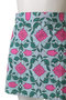 SHANTI MINI SKIRT LISBON バックリボンミニスカート エスゼット ブロックプリント/SZ BLOCKPRINTS