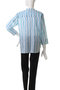 GURU TOP THICK STRIPE ノーカラーシャツ エスゼット ブロックプリント/SZ BLOCKPRINTS