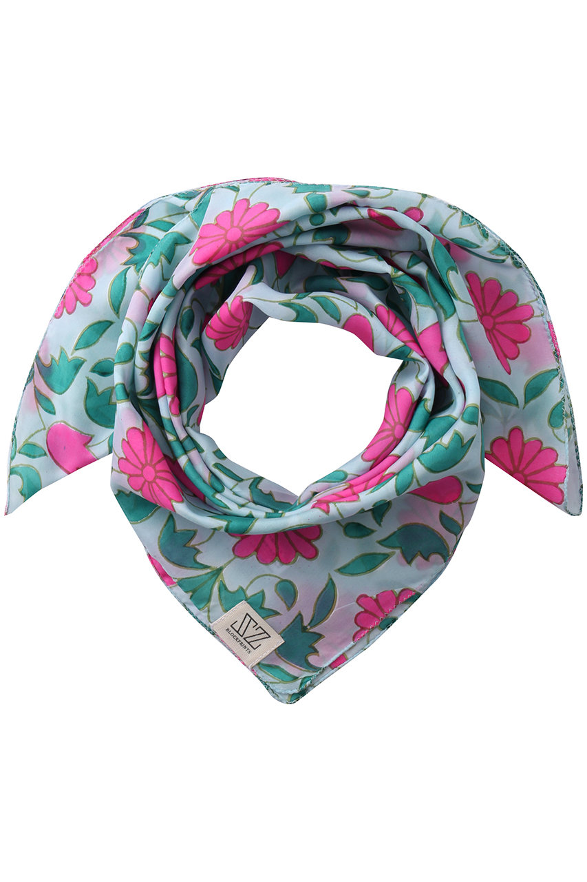 SZ Blockprints SILK SCARF シルクスカーフ (ライトブルー(LISBON), F) エスゼット ブロックプリント ELLE SHOP SZ Blockprints SILK SCARF シルクスカーフ (ライトブルー(LISBON), F) エスゼット ブロックプリント ELLE SHOP