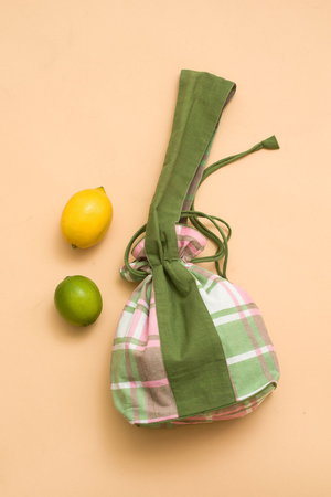 エスゼット ブロックプリント/SZ BLOCKPRINTSのTARTAN ダンプリングバッグ