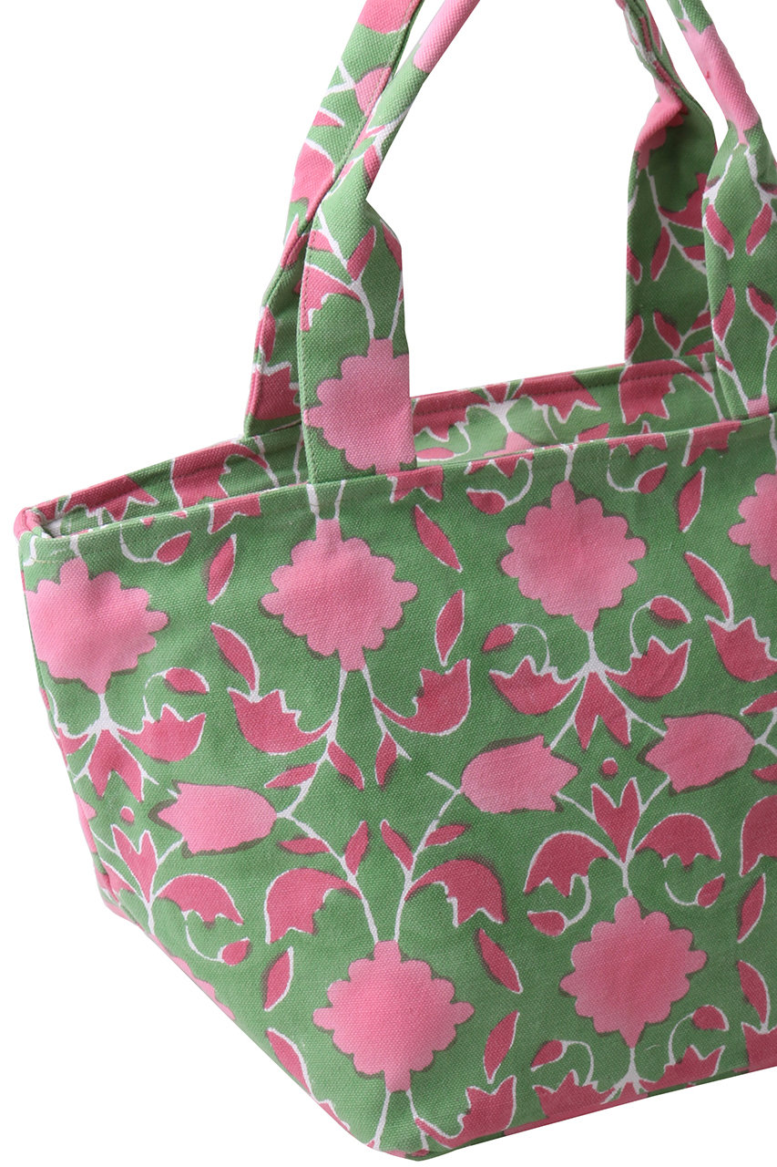 sz blockprints 花柄　トートバッグ SZ BLOCKPRINTS(エスゼット ブロックプリント)｜SHOPPER TOTE