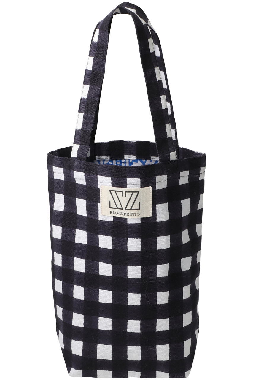 SZ Blockprints LUNCH TOTE トートバッグ (ブラック(CHECK), F) エスゼット ブロックプリント ELLE SHOP SZ Blockprints LUNCH TOTE トートバッグ (ブラック(CHECK), F) エスゼット ブロックプリント ELLE SHOP