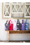 LUNCH TOTE トートバッグ エスゼット ブロックプリント/SZ Blockprints
