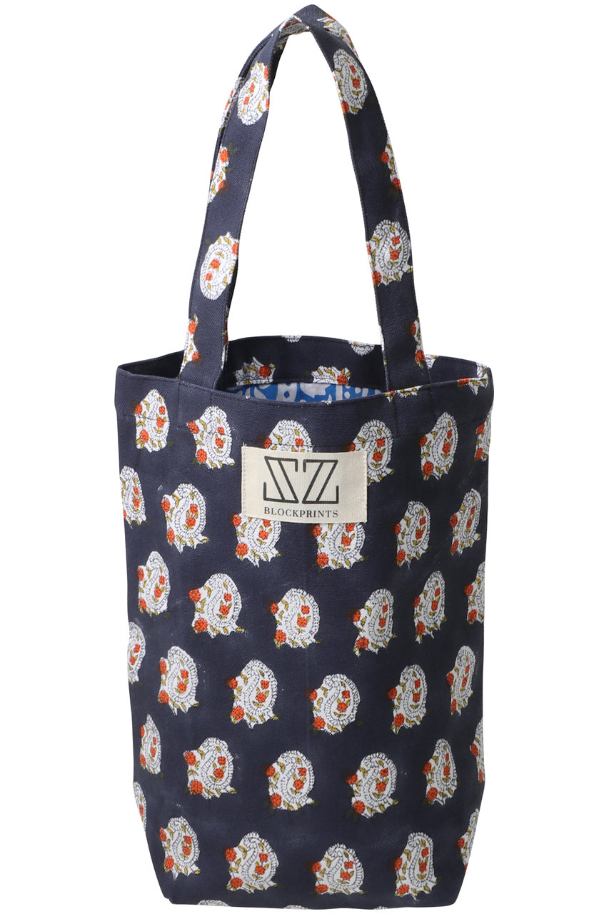 SZ Blockprints LUNCH TOTE トートバッグ (ネイビー(PAISLEY), F) エスゼット ブロックプリント ELLE SHOP SZ Blockprints LUNCH TOTE トートバッグ (ネイビー(PAISLEY), F) エスゼット ブロックプリント ELLE SHOP