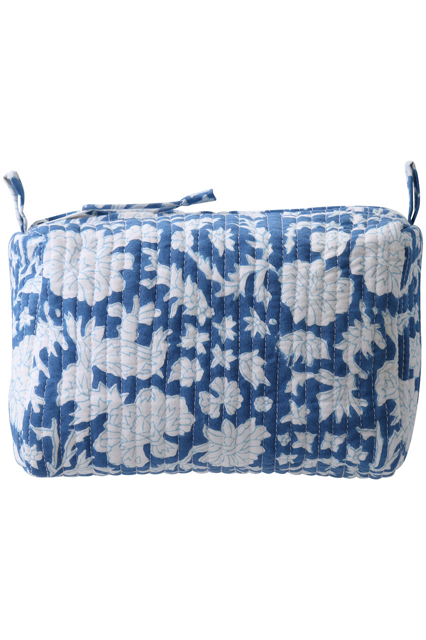 SZ Blockprints MAKEUP POUCH ポーチ (ブルー(NILA), F) エスゼット ブロックプリント ELLE SHOP SZ Blockprints MAKEUP POUCH ポーチ (ブルー(NILA), F) エスゼット ブロックプリント ELLE SHOP