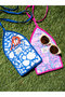 JEWEL POUCH ポーチ エスゼット ブロックプリント/SZ Blockprints