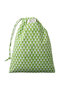 LAUNDRY BAG トラベルポーチ MIDDLE エスゼット ブロックプリント/SZ BLOCKPRINTS グリーン（PATTI）