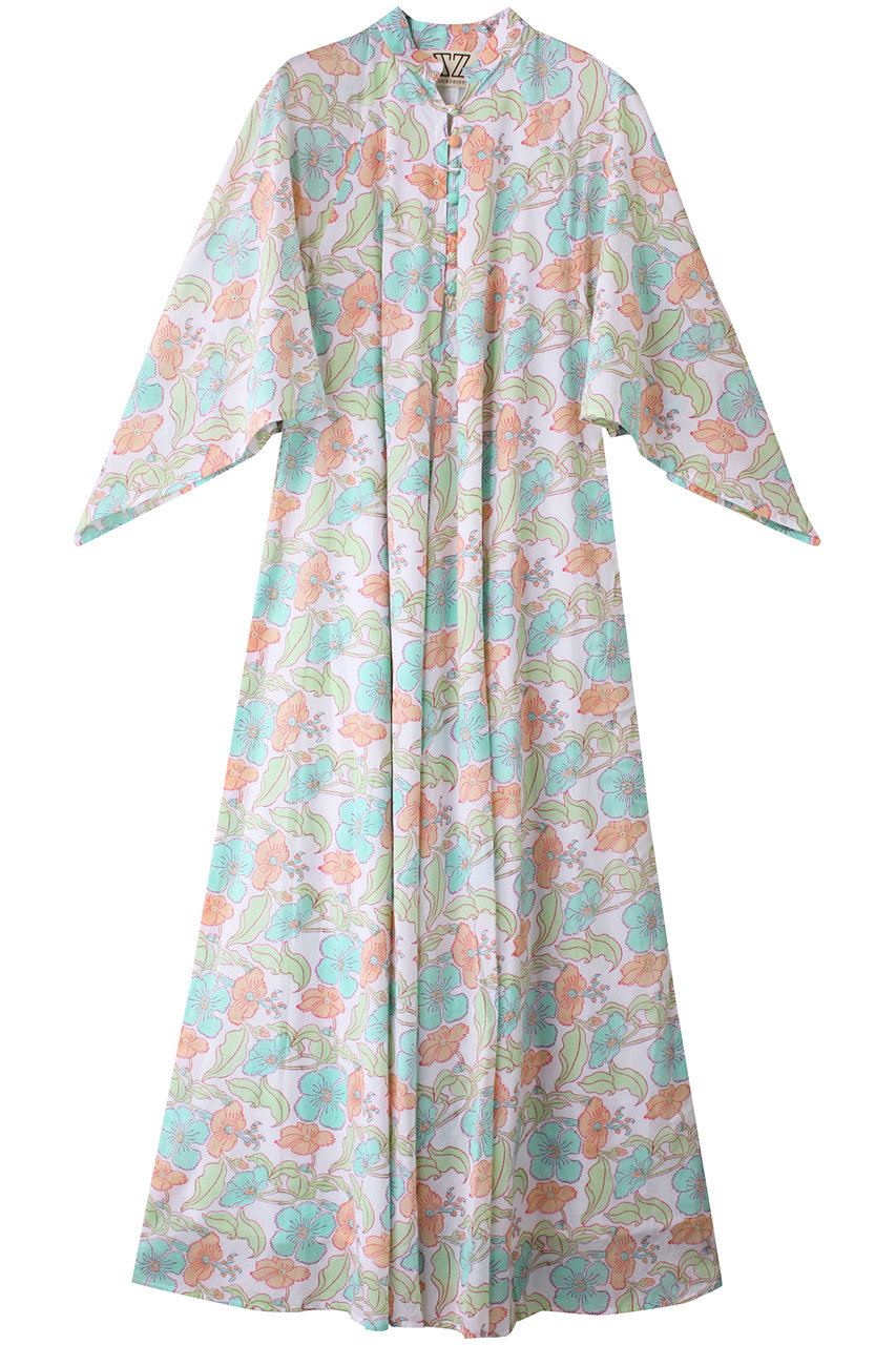 SZ BLOCKPRINTS ARTEMISIA DRESS FLOWER POWER フレアスリーブドレス (マルチ, XS) エスゼット ブロックプリント ELLE SHOP SZ BLOCKPRINTS ARTEMISIA DRESS FLOWER POWER フレアスリーブドレス (マルチ, XS) エスゼット ブロックプリント ELLE SHOP