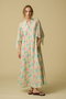 ARTEMISIA DRESS FLOWER POWER フレアスリーブドレス エスゼット ブロックプリント/SZ BLOCKPRINTS