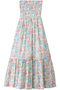 MIRA DRESS FLOWER POWER ベアトップドレス エスゼット ブロックプリント/SZ BLOCKPRINTS マルチ