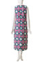 RINA DRESS BUTTON ノースリーブドレス エスゼット ブロックプリント/SZ BLOCKPRINTS