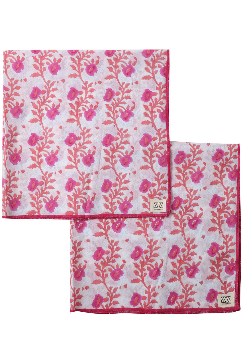 SZ BLOCKPRINTS CLOTH SET ESSA クロス2点セット(70×70cm) (ライトピンク(ESSA), F) エスゼット ブロックプリント ELLE SHOP SZ BLOCKPRINTS CLOTH SET ESSA クロス2点セット(70×70cm) (ライトピンク(ESSA), F) エスゼット ブロックプリント ELLE SHOP