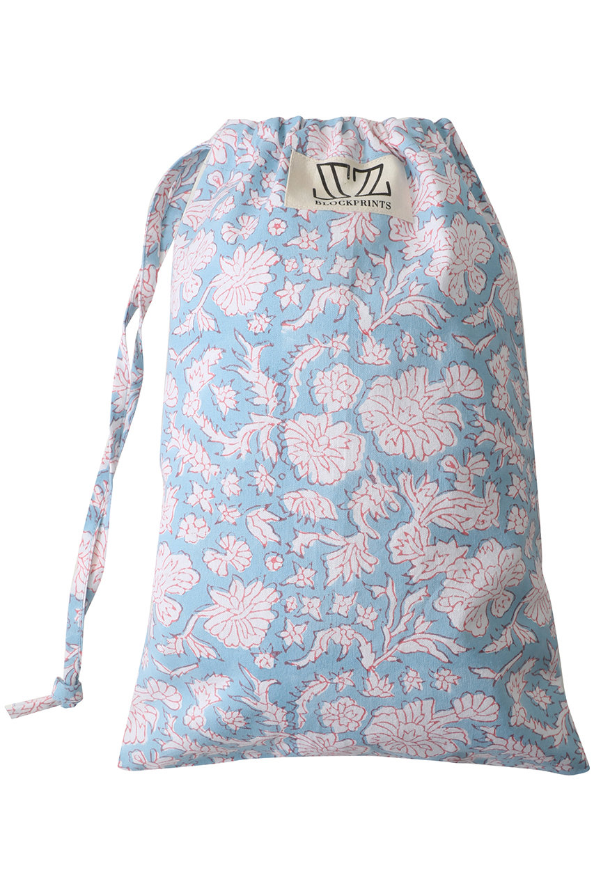 SZ Blockprints LAUNDRY BAG トラベルポーチ SMALL (ライトブルー(NILA), F) エスゼット ブロックプリント ELLE SHOP SZ Blockprints LAUNDRY BAG トラベルポーチ SMALL (ライトブルー(NILA), F) エスゼット ブロックプリント ELLE SHOP