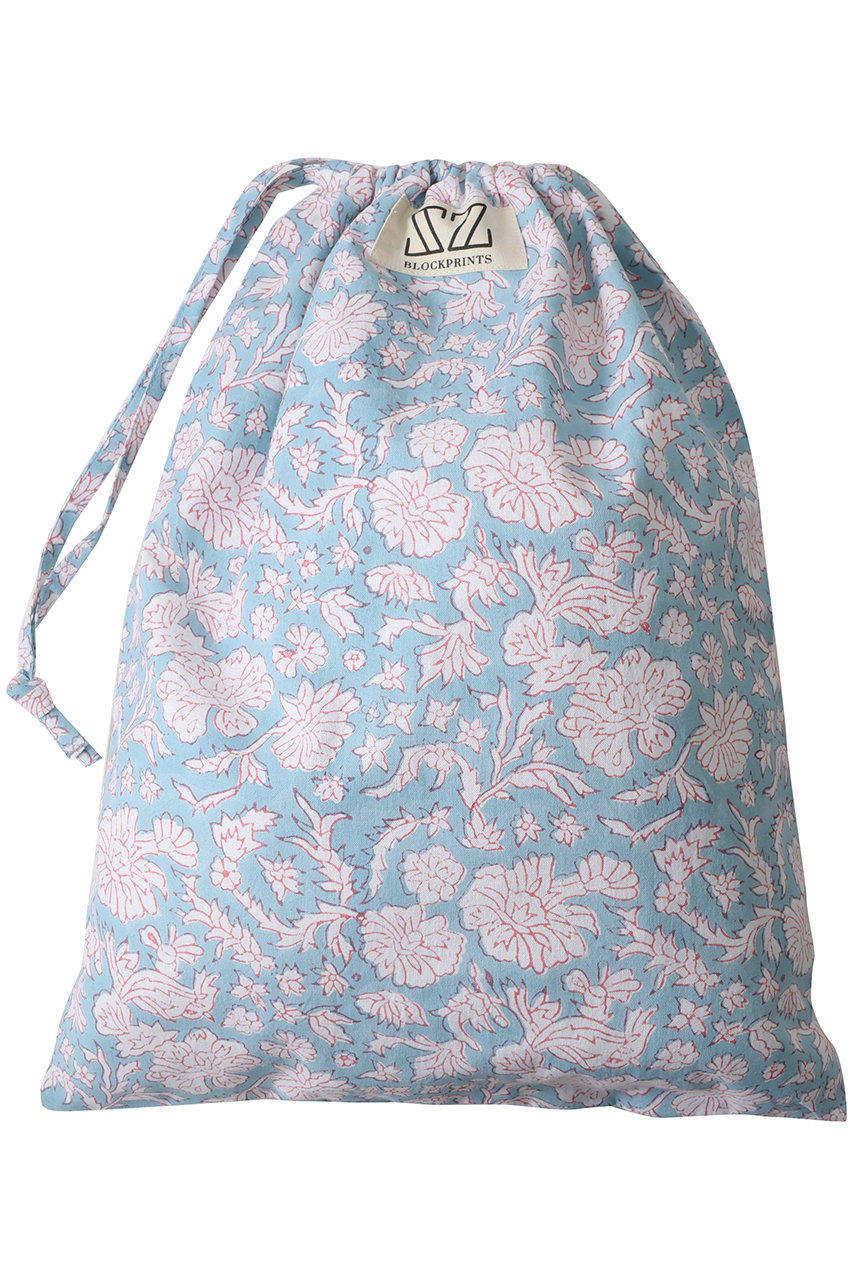 SZ Blockprints LAUNDRY BAG トラベルポーチ MEDIUM (ライトブルー(NILA), F) エスゼット ブロックプリント ELLE SHOP SZ Blockprints LAUNDRY BAG トラベルポーチ MEDIUM (ライトブルー(NILA), F) エスゼット ブロックプリント ELLE SHOP
