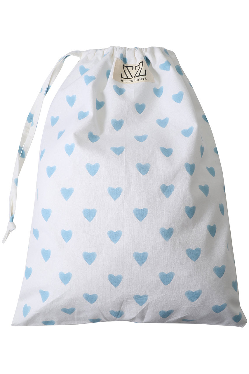 SZ Blockprints LAUNDRY BAG トラベルポーチ MEDIUM (ブルー(HEART), F) エスゼット ブロックプリント ELLE SHOP SZ Blockprints LAUNDRY BAG トラベルポーチ MEDIUM (ブルー(HEART), F) エスゼット ブロックプリント ELLE SHOP