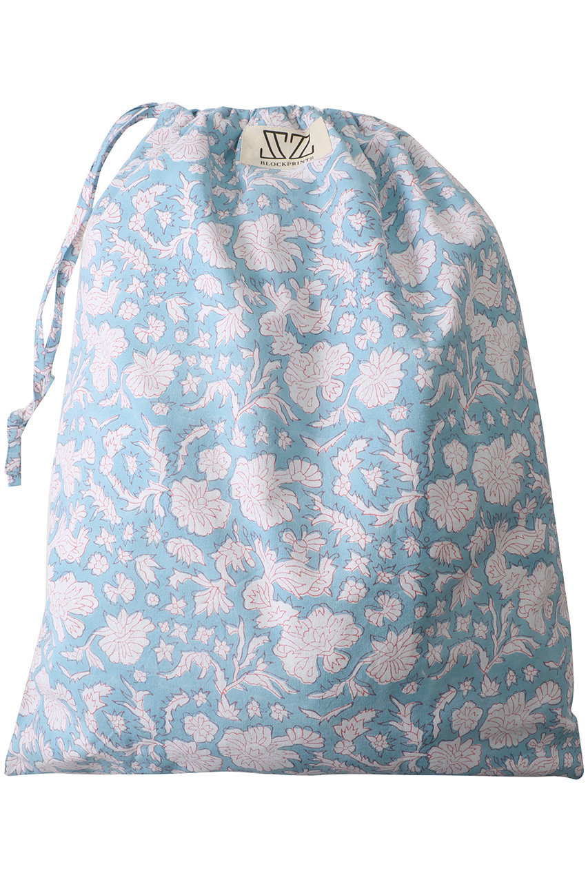 SZ Blockprints LAUNDRY BAG トラベルポーチ LARGE (ライトブルー(NILA), F) エスゼット ブロックプリント ELLE SHOP SZ Blockprints LAUNDRY BAG トラベルポーチ LARGE (ライトブルー(NILA), F) エスゼット ブロックプリント ELLE SHOP
