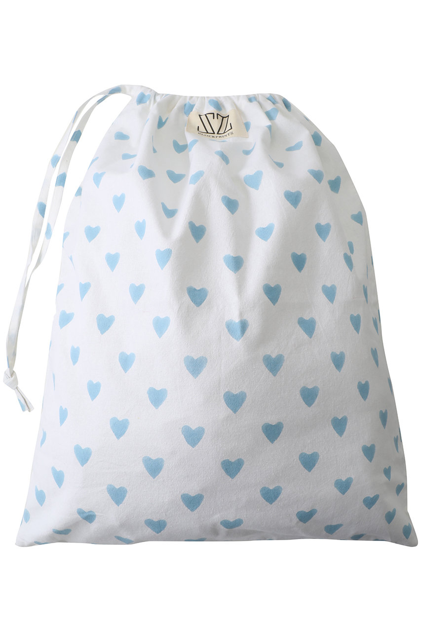 SZ Blockprints LAUNDRY BAG トラベルポーチ LARGE (ブルー(HEART), F) エスゼット ブロックプリント ELLE SHOP SZ Blockprints LAUNDRY BAG トラベルポーチ LARGE (ブルー(HEART), F) エスゼット ブロックプリント ELLE SHOP