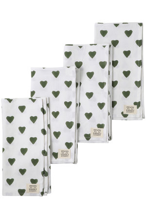 PLACE MAT SET HEART プレイスマット4点セット（51×51cm）