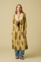 JODHPUR DRESS POPPY ON THIN STRIPE シルクロングドレス エスゼット ブロックプリント/SZ BLOCKPRINTS