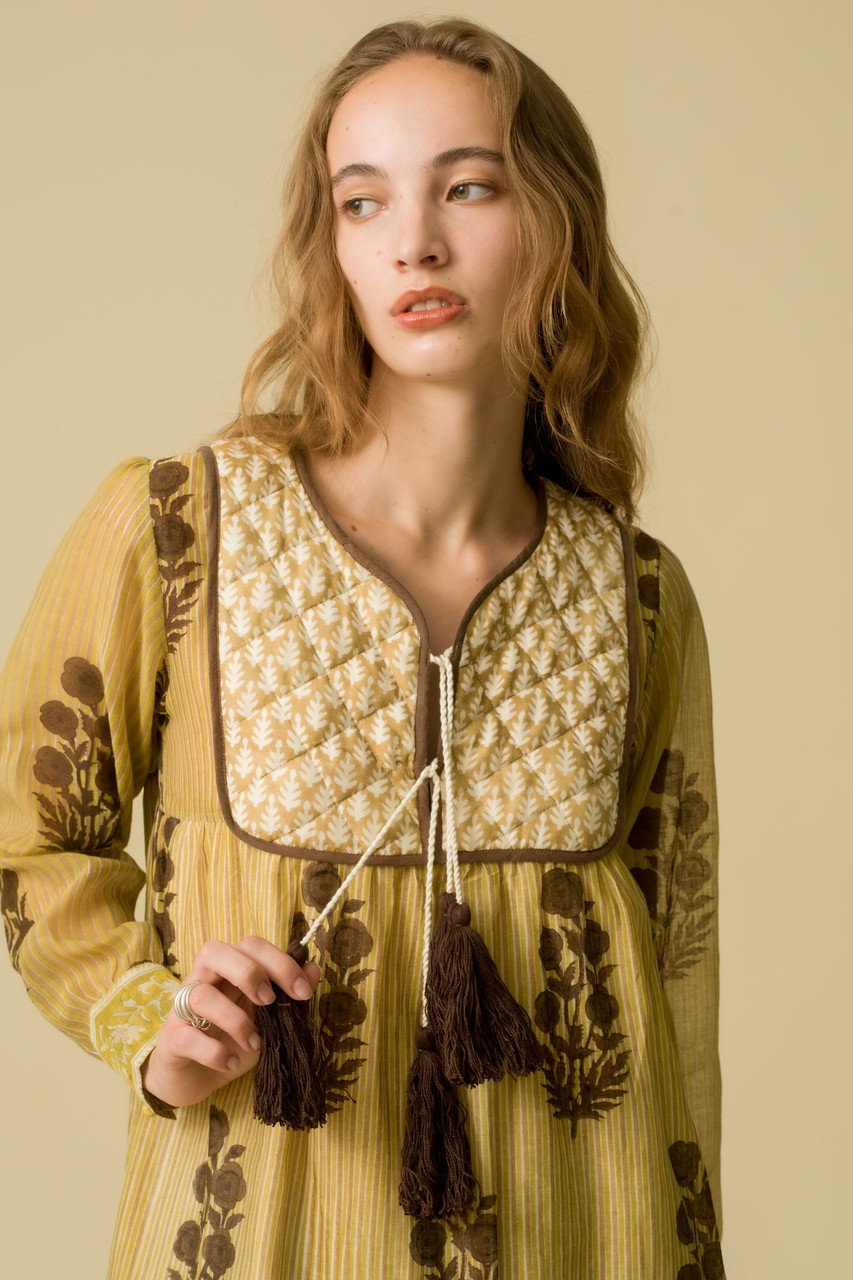 SZ BLOCKPRINTS(エスゼット ブロックプリント)｜JODHPUR DRESS POPPY