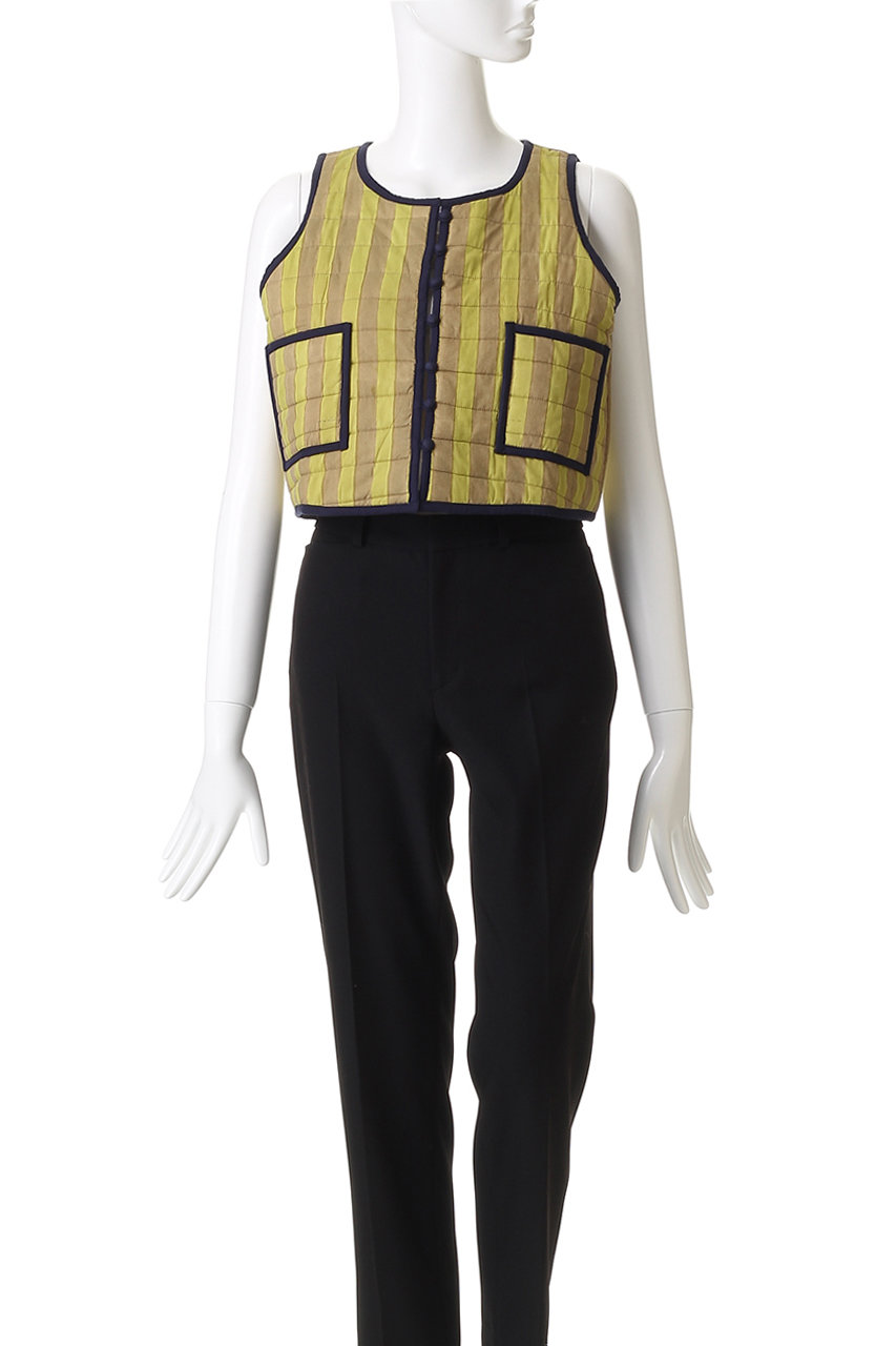 SZ BLOCKPRINTS(エスゼット ブロックプリント)｜QUILTED VEST DOUBLE