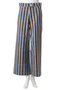 DISCO PANTS DOUBLE THICK STRIPE ワイドパンツ エスゼット ブロックプリント/SZ BLOCKPRINTS