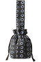 DUMPLING BAG DAFFODIL ダンプリングバッグ エスゼット ブロックプリント/SZ BLOCKPRINTS ブラック
