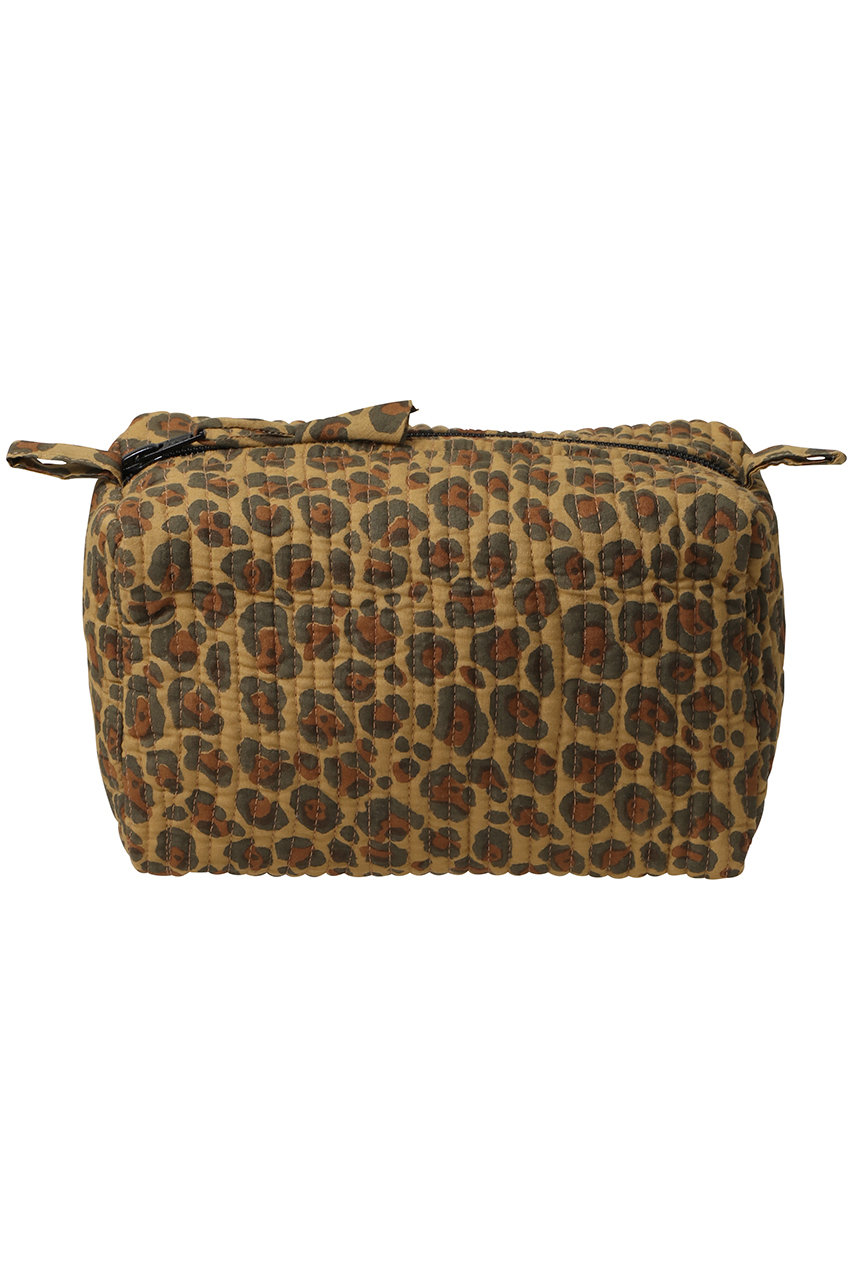 SZ BLOCKPRINTS SMALL MAKEUP POUCH LEOPARD ポーチ (ブラウン, F) エスゼット ブロックプリント ELLE SHOP SZ BLOCKPRINTS SMALL MAKEUP POUCH LEOPARD ポーチ (ブラウン, F) エスゼット ブロックプリント ELLE SHOP