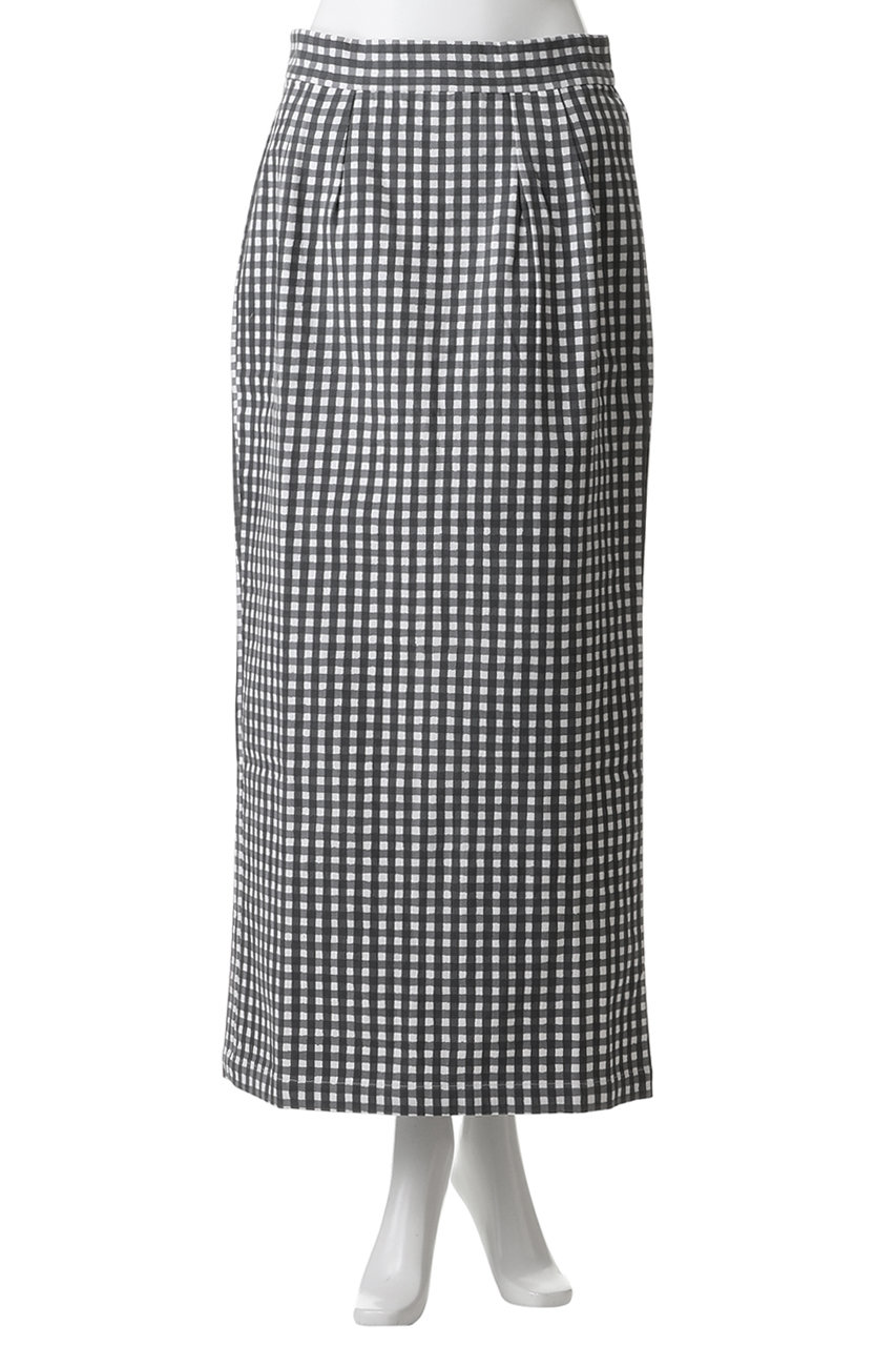 SZ BLOCKPRINTS(エスゼット ブロックプリント)｜CANVAS SKIRT GINGHAM