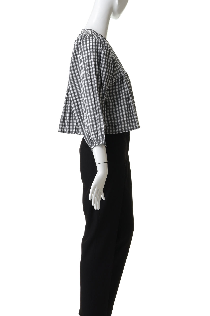 シャツ+ブラウス(長袖+七分) SZ BLOCKPRINTS  EVA TOP IN VIOLET SZ BLOCKPRINTS(エスゼット ブロックプリント)｜EVA TOP GINGHAM
