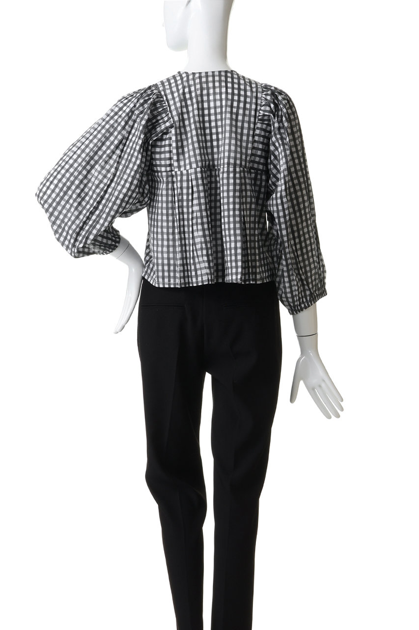 SZ Blockprints エスゼットEVA ブラウス　ロンハーマン SZ BLOCKPRINTS(エスゼット ブロックプリント)｜EVA TOP GINGHAM