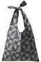 KNOT BAG HEART COOKIE ノットバッグ エスゼット ブロックプリント/SZ BLOCKPRINTS ブラック