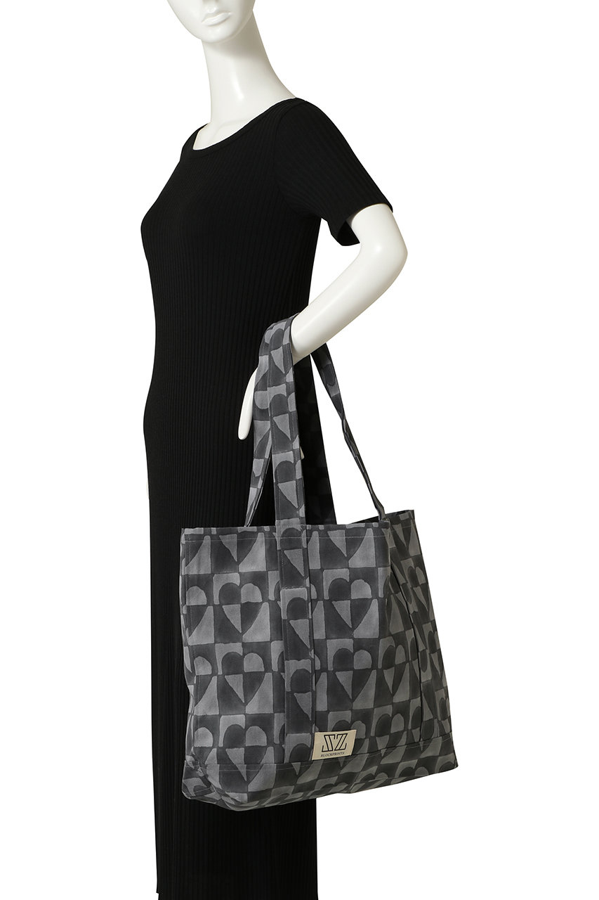 SZ BLOCKPRINTS(エスゼット ブロックプリント)｜SMALL TOTE HEART