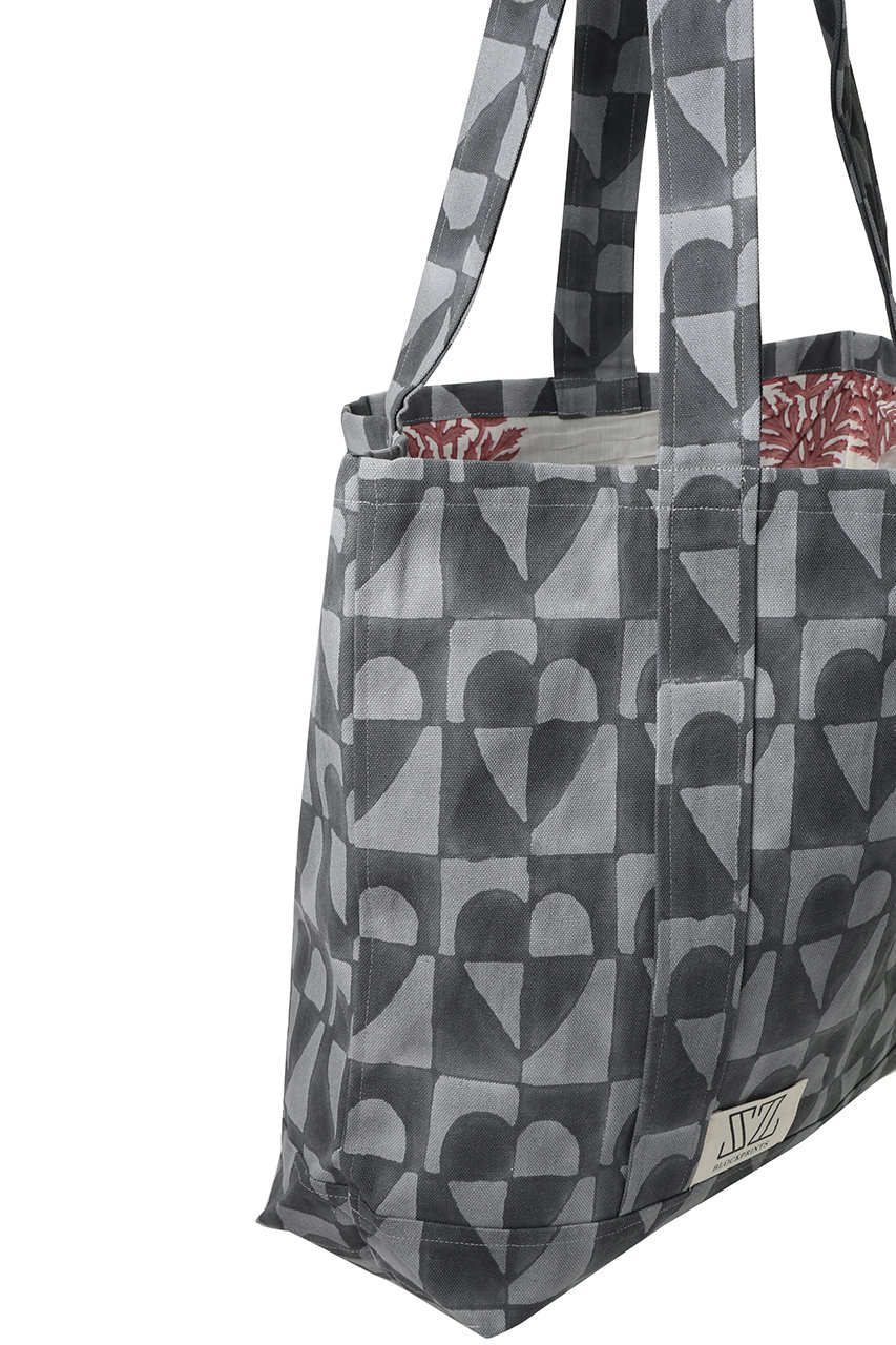 SZ BLOCKPRINTS(エスゼット ブロックプリント)｜SMALL TOTE HEART
