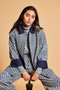 HOMER JACKET PATTI ジップアップジャケット エスゼット ブロックプリント/SZ BLOCKPRINTS