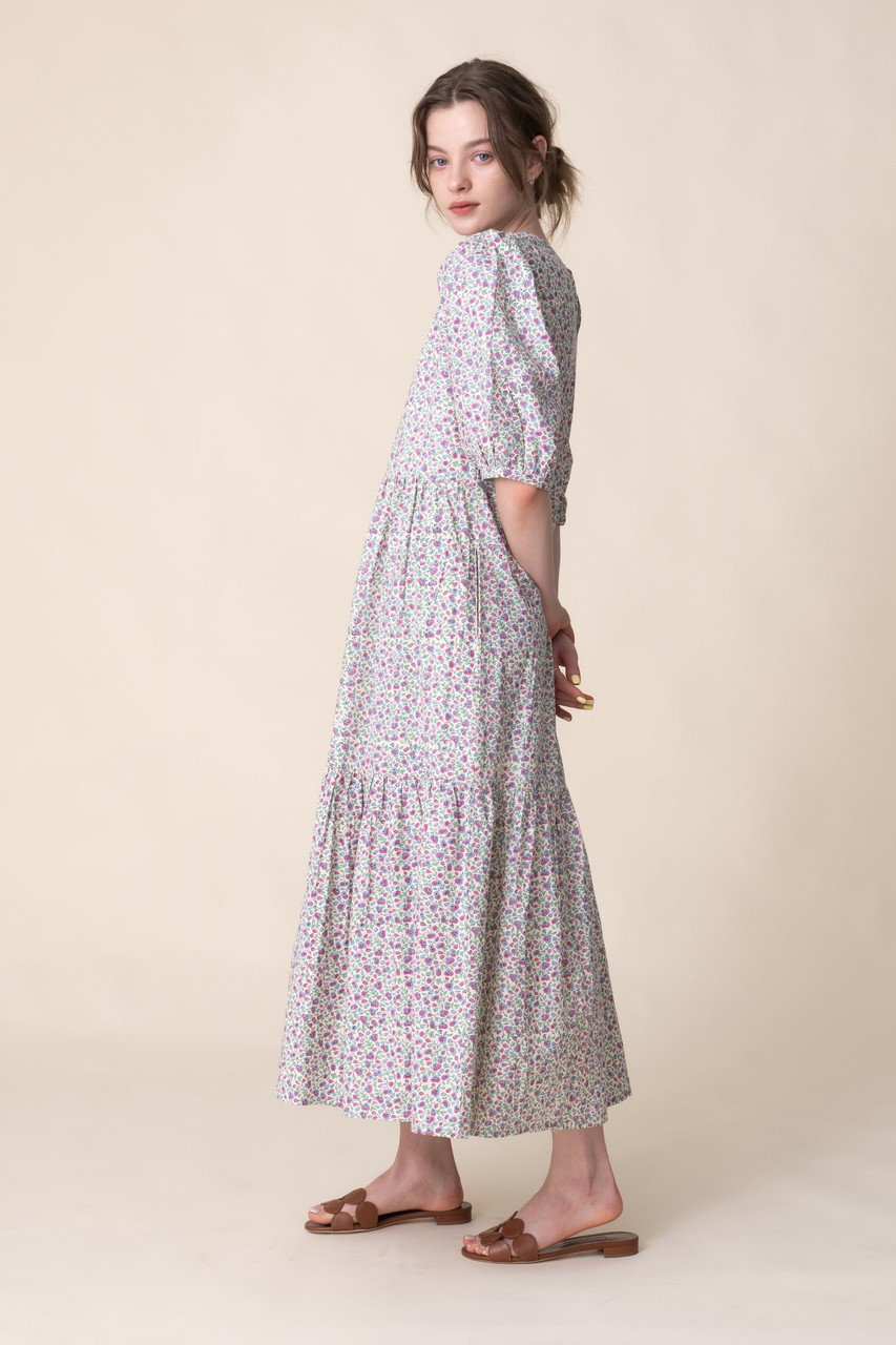 【新品未使用　SZ BLOCKPRINTSエスゼット ブロックプリントドレス】 SZ BLOCKPRINTS(エスゼット ブロックプリント)｜GAIA DRESS PRIMROSE