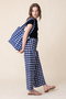 【ELLESHOP限定】SMALL TOTE GINGHAM トートバッグ エスゼット ブロックプリント/SZ BLOCKPRINTS