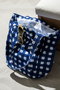 【ELLESHOP限定】SMALL TOTE GINGHAM トートバッグ エスゼット ブロックプリント/SZ BLOCKPRINTS
